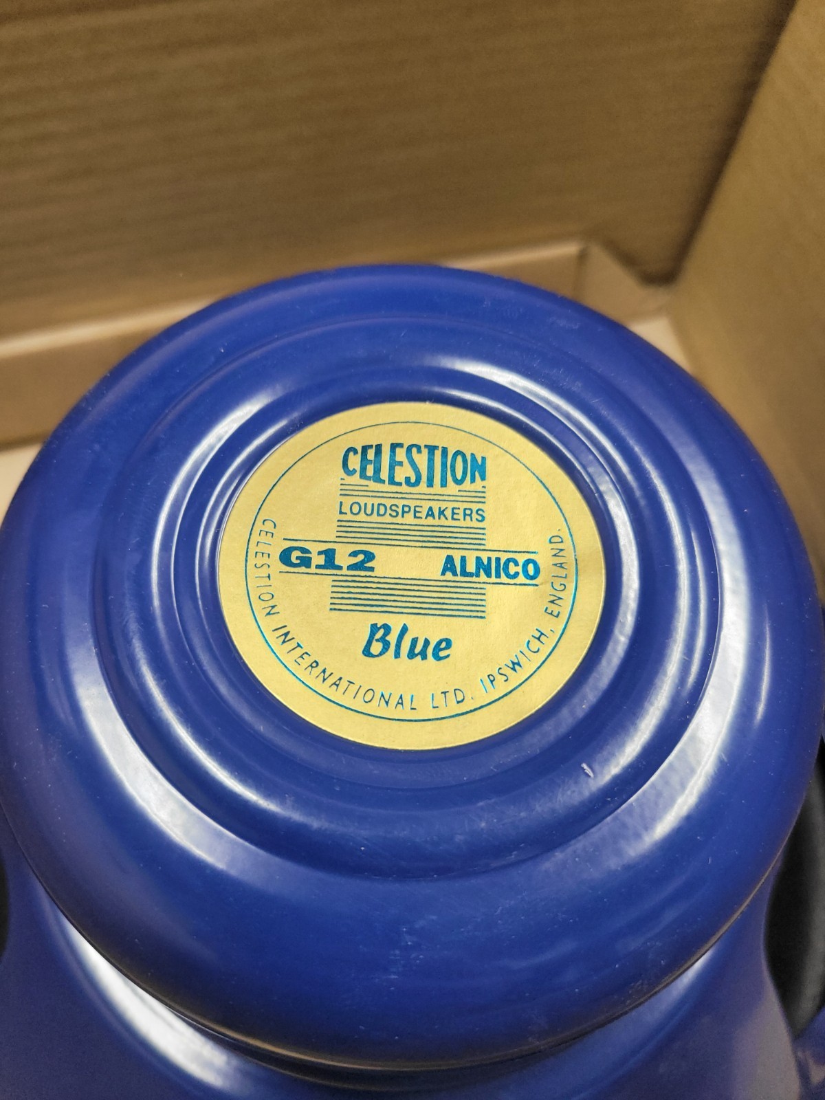 Celestion Alnico Blue, 15 watt, 8 Ohm, OPEN BOX, guitar speaker, Made in England