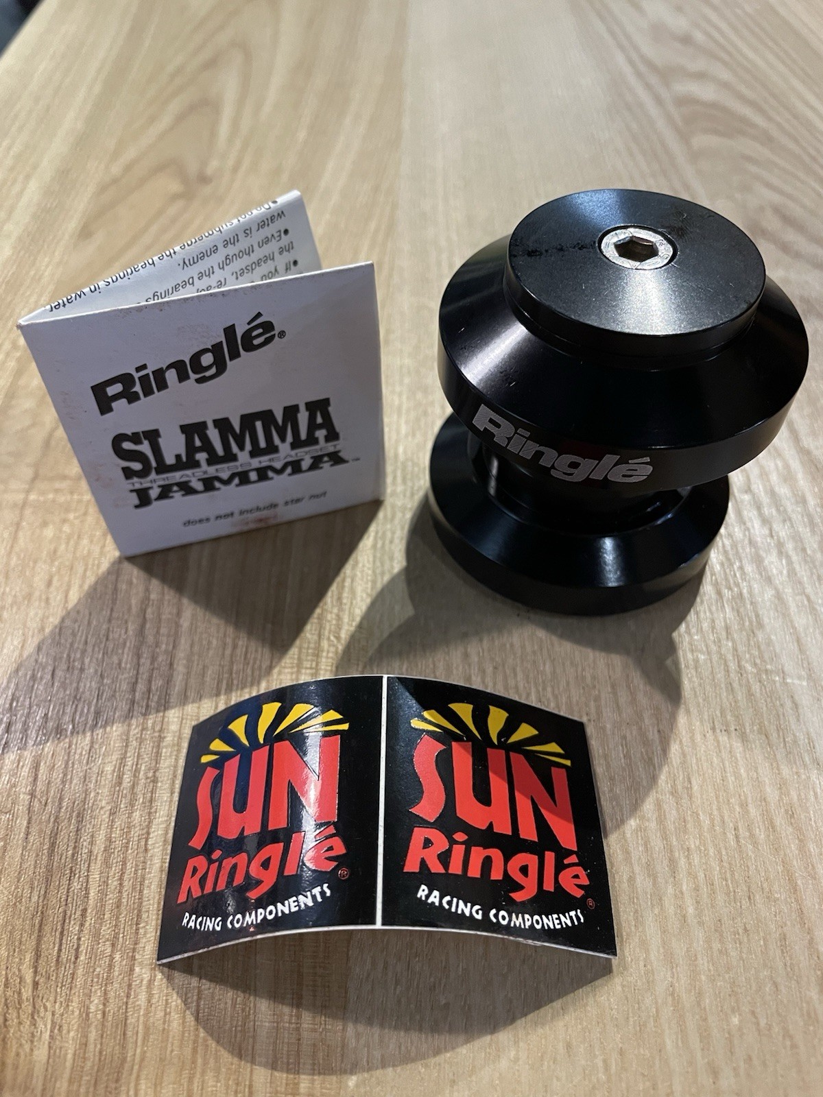 NIB Sun Ringle Slamma Jamma Threadless Headset 1-1/8" Black