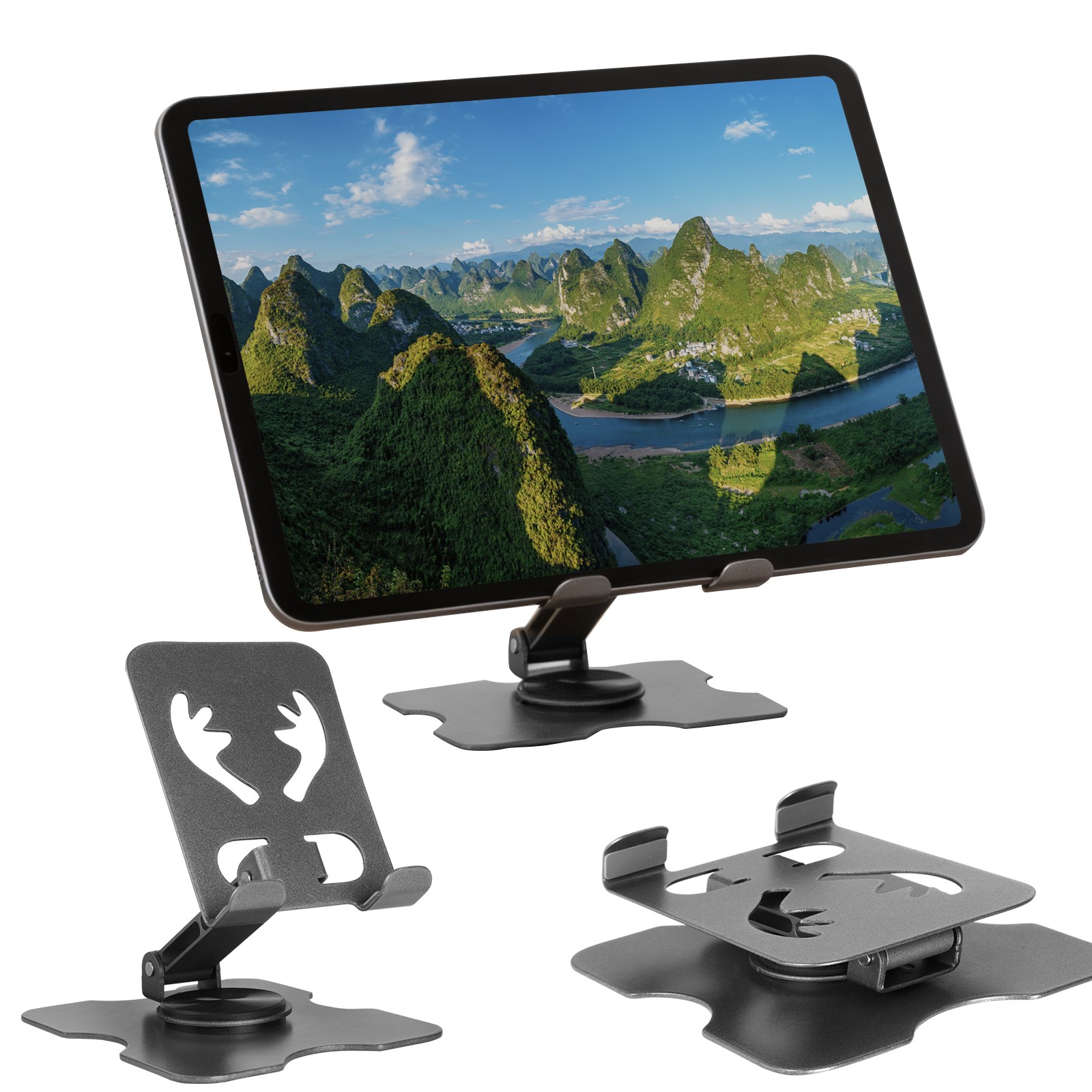 Cell Phone Stand for Desk Foldable Mobile Phone Holder for iPhone 17 16 15 iPad