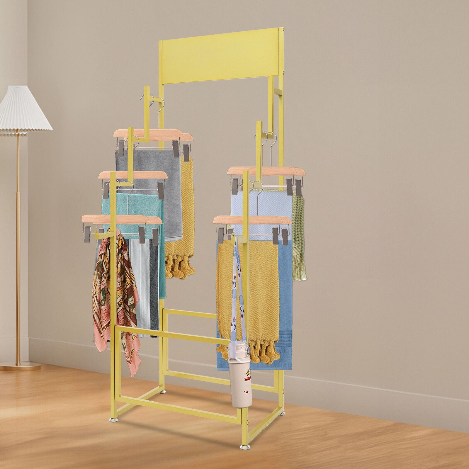 Carpet Display Rack, Floor Standing Carpet Display Stand Organizer Holder