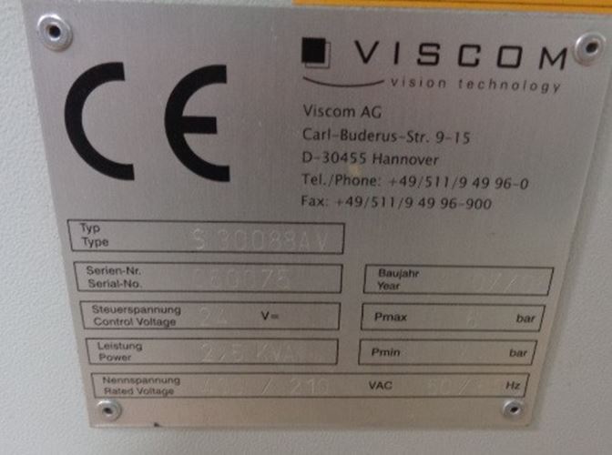 Viscom S3088 Flexible AOI (C160414)