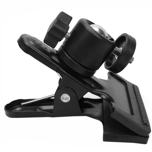 Spring Clamp Clip&Ball Socket Head for Studio Camera Flash Light Stand