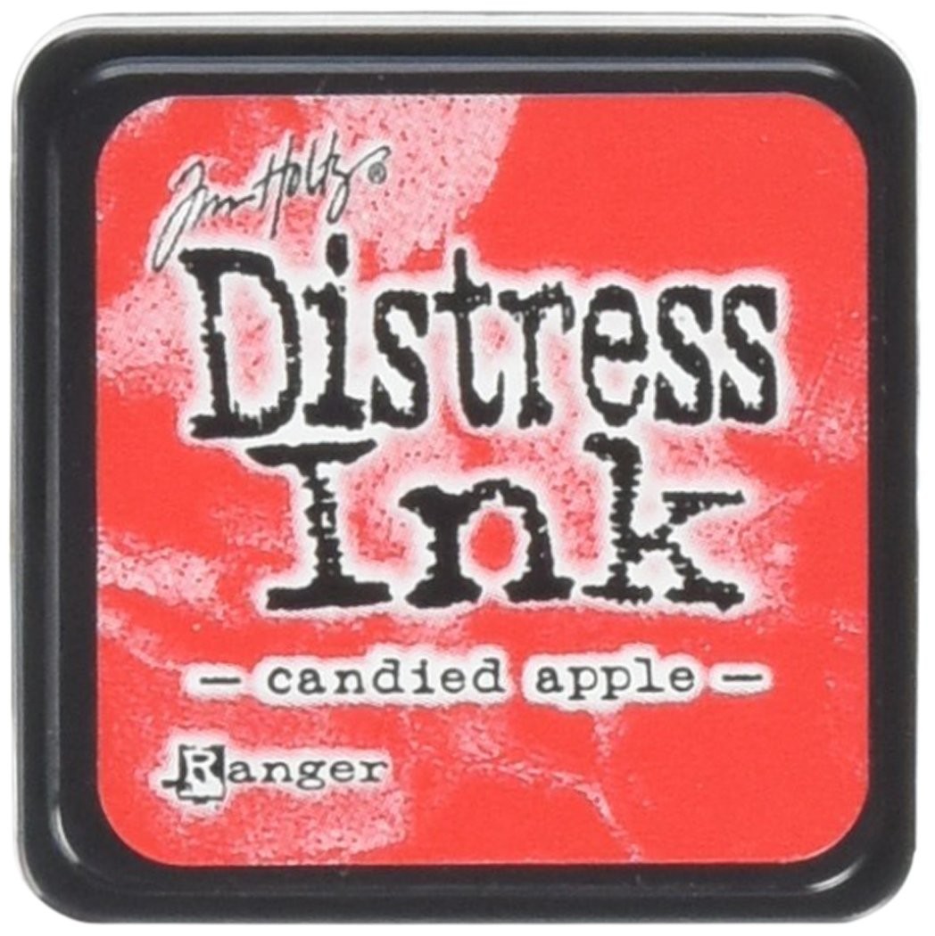 Ranger Distress Mini Ink Pad-Candied Apple, OSFA,Other Scrapbooking Supplies