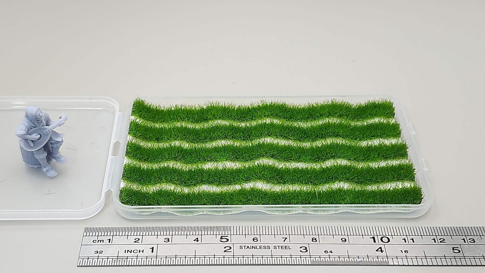 JHT - Spring Green Strip Grass Tufts - Self Adhesive Grass Tufts - 5mm height x