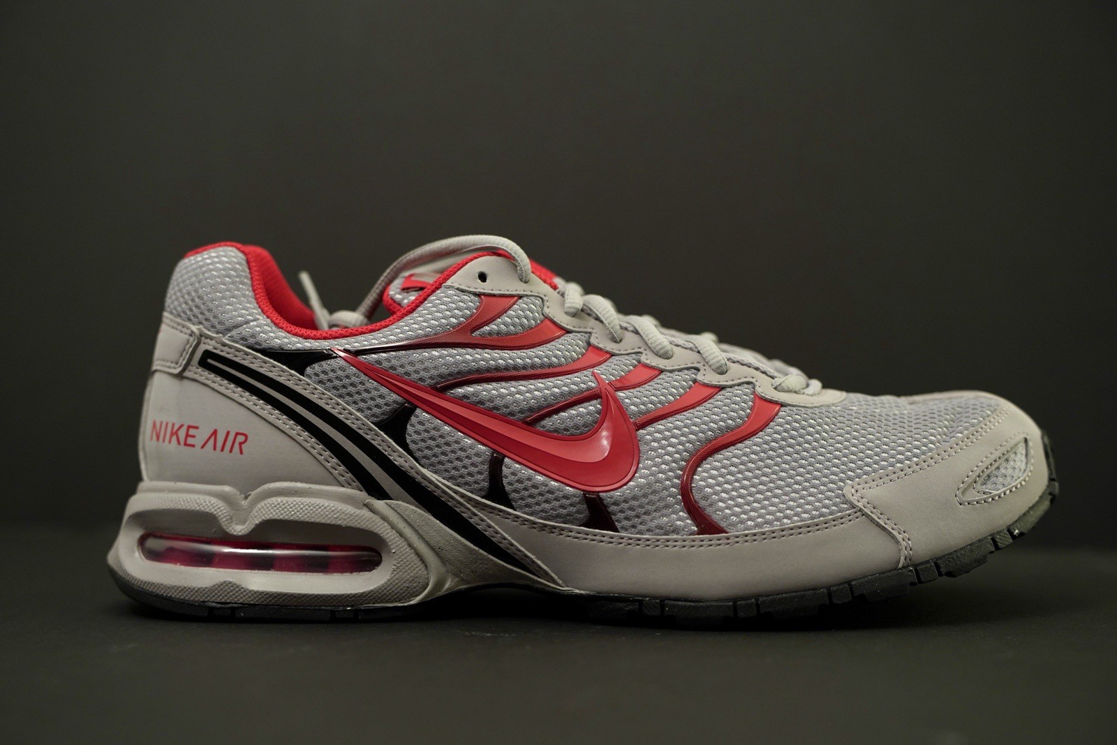 Nike Air Max Torch 4 Gray Red Black Sneakers CI2202-001 Mens Sz 12