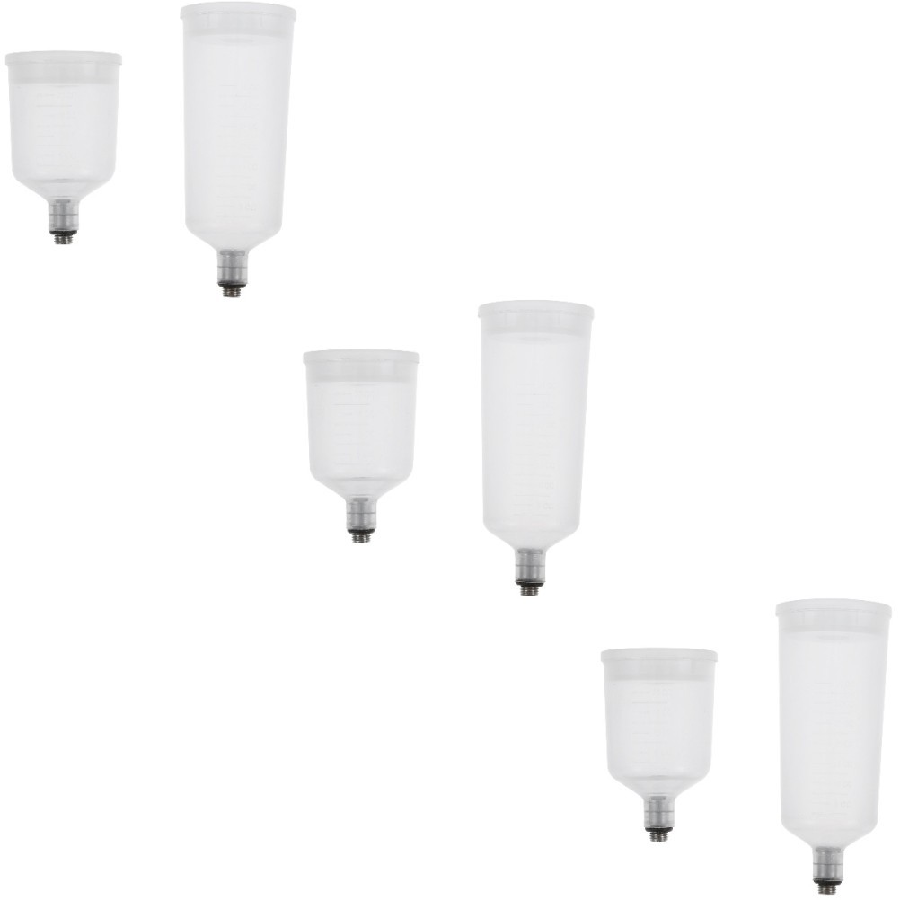 6 PCS Split-type Airbrush Use Paint Container Replaceable Airbrush Pigment Cup