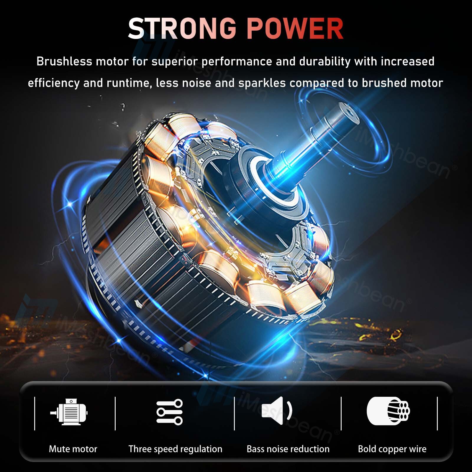 21V Cordless Electric Impact Wrench Gun 1/2'' Power Drill Driver 4.0Ah Battery