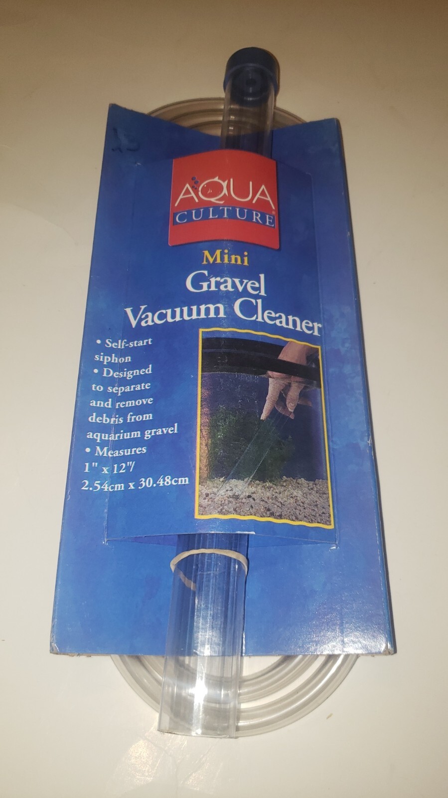 Aqua-Tech Mini vacuum Gravel Washer Cleans and siphons water for changes