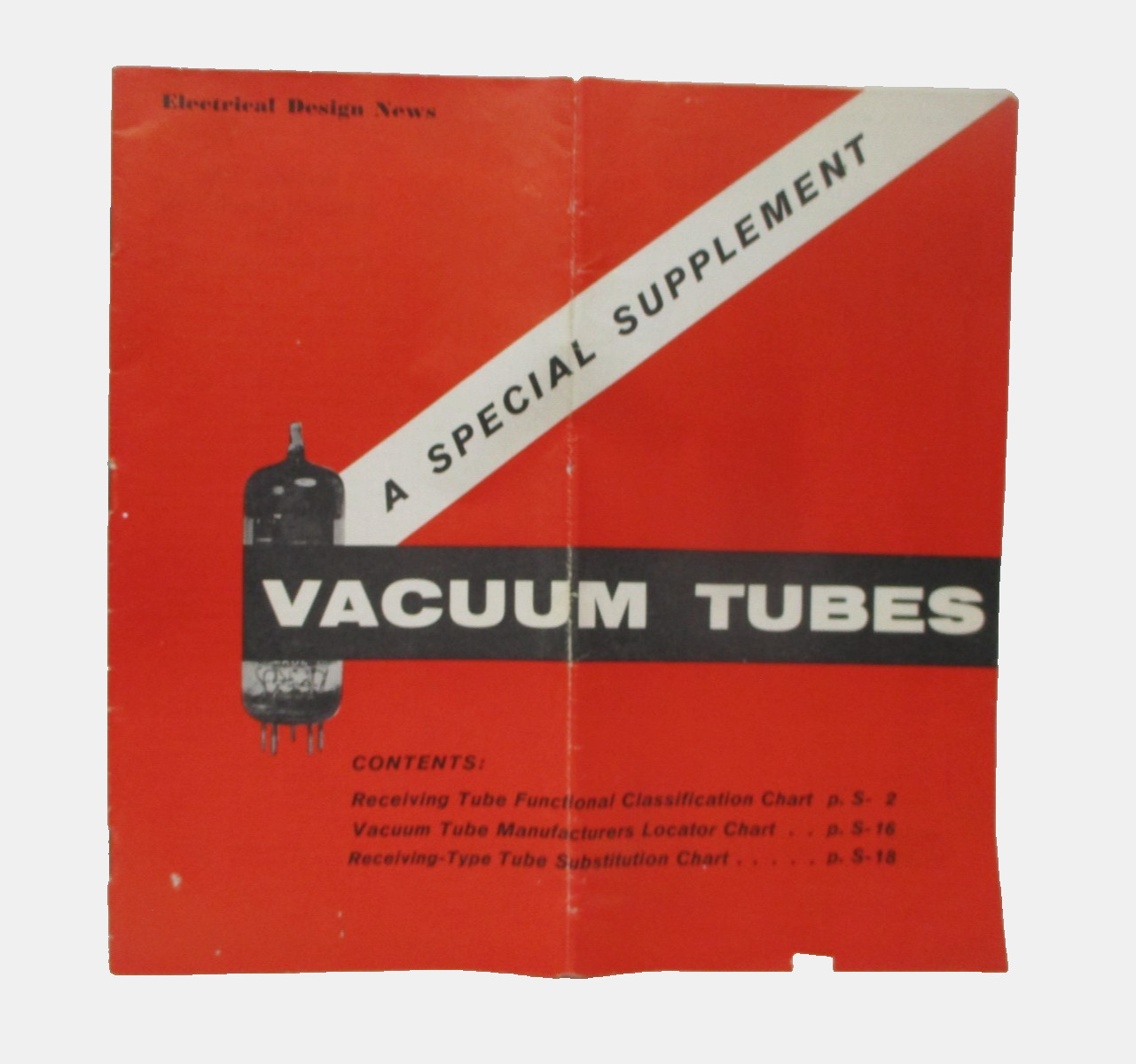 Vacuum Tubes 1959 Electrical Design News Special Supplement vintage charts