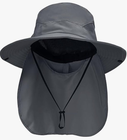 NPQQUAN Sun Hats for Men Women with Neck Flap UPF 50+ UV Protection-NEW