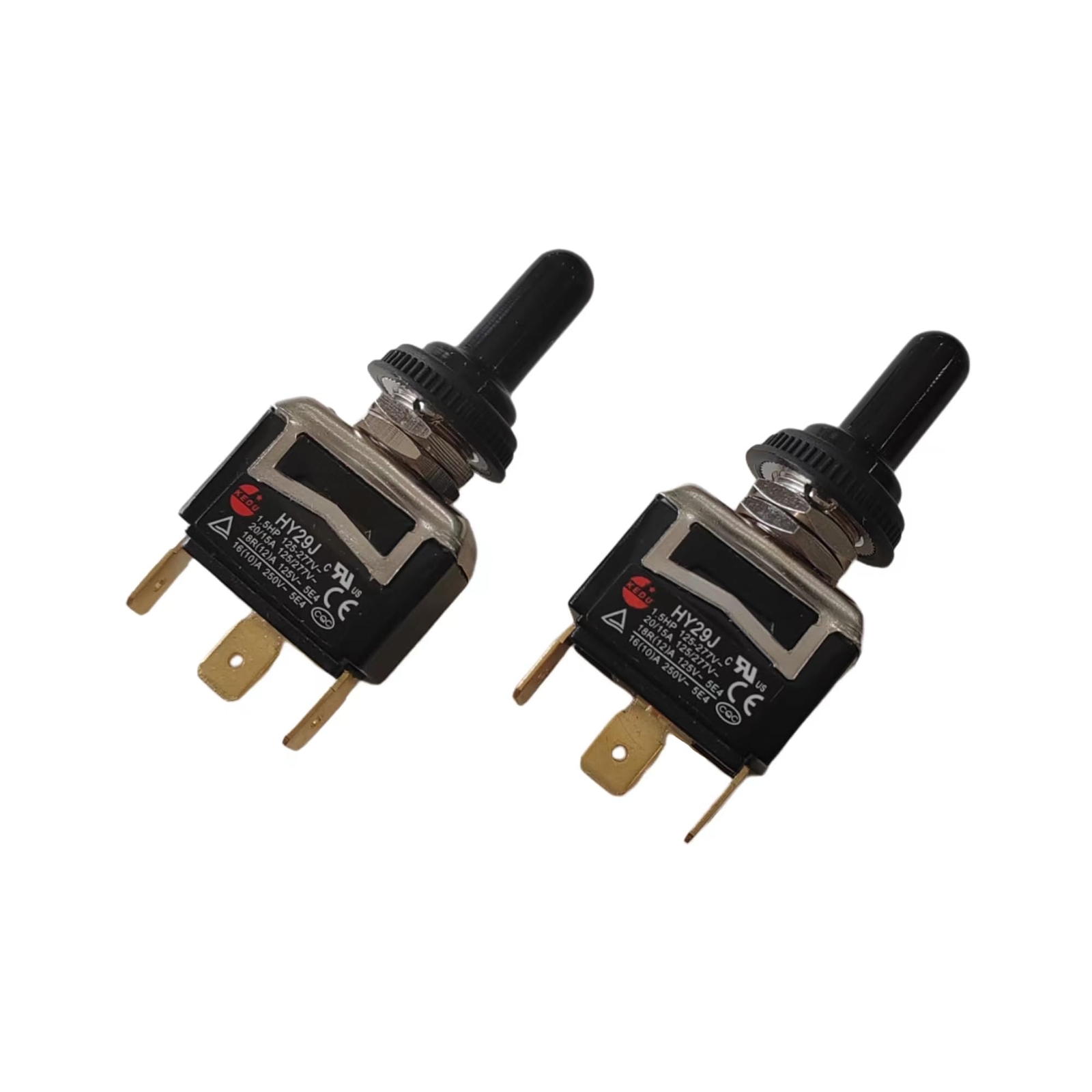 HY29J 3Pins Toggle Switch On-Off-On Dust-Proof Switches with Bilateral Automa...