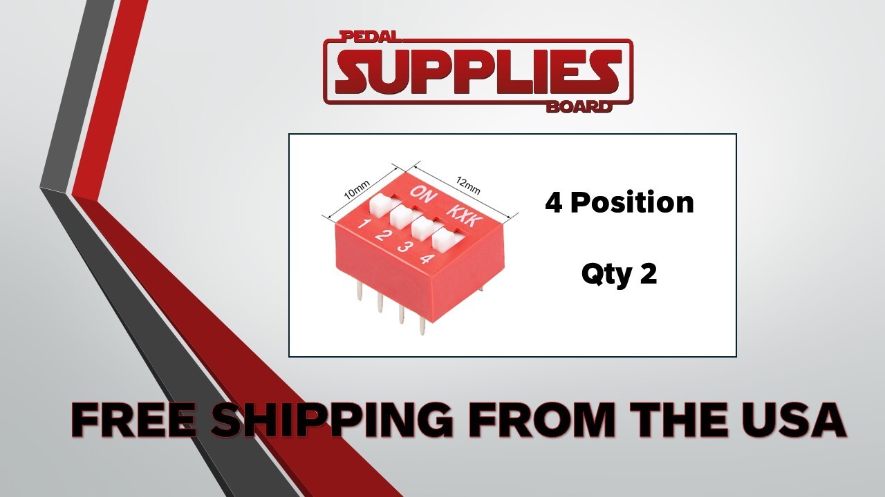 USA SELLER Red Dip Switch Multiple Varieties