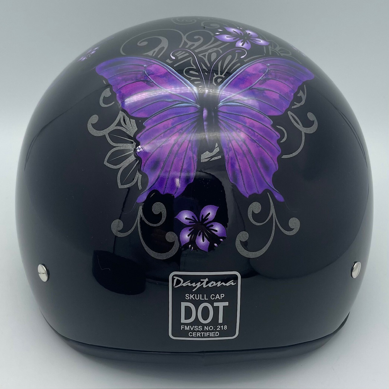 Daytona Skull Cap Half Shell Helmet Quick Release Butterfly Large Open Box