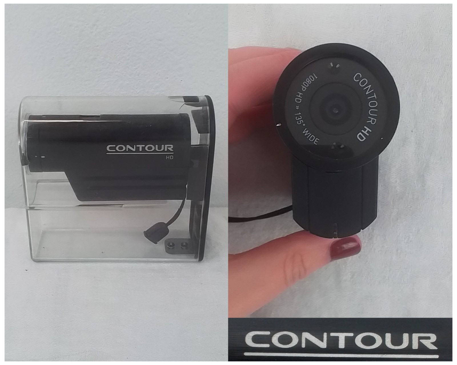 Contour HD Sports Helmet Camcorder Untested #J2699