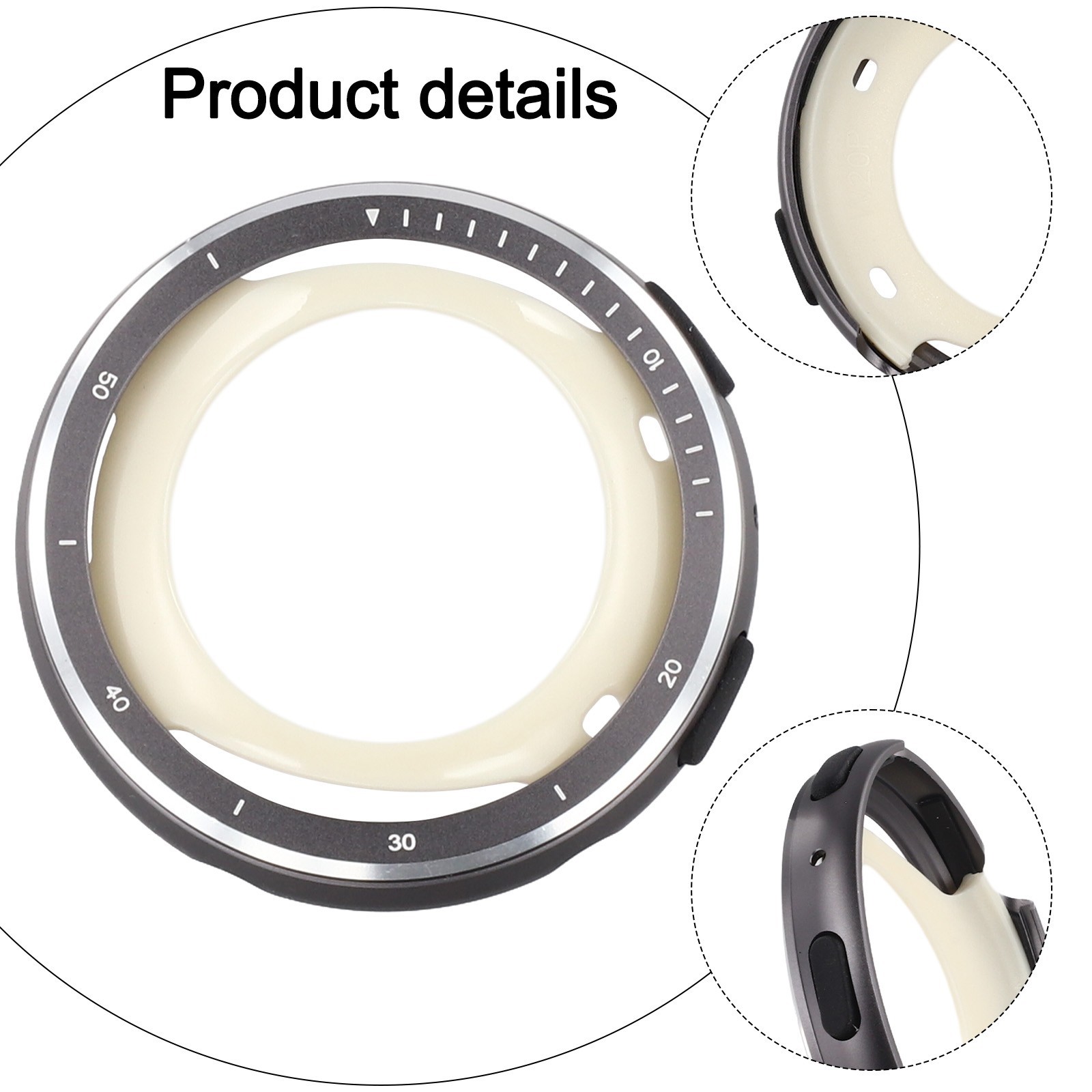 Rugged Metal Case for Amazfit Active2 Comprehensive Bumper & Back Cover