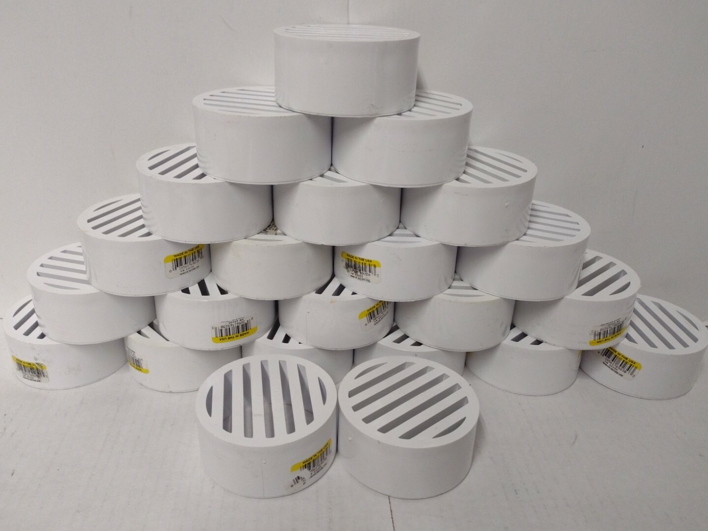 Lot of 23 Genova Products Schedule 30 PVC/DWV 3" Hub-Fit Floor Strainer 69230