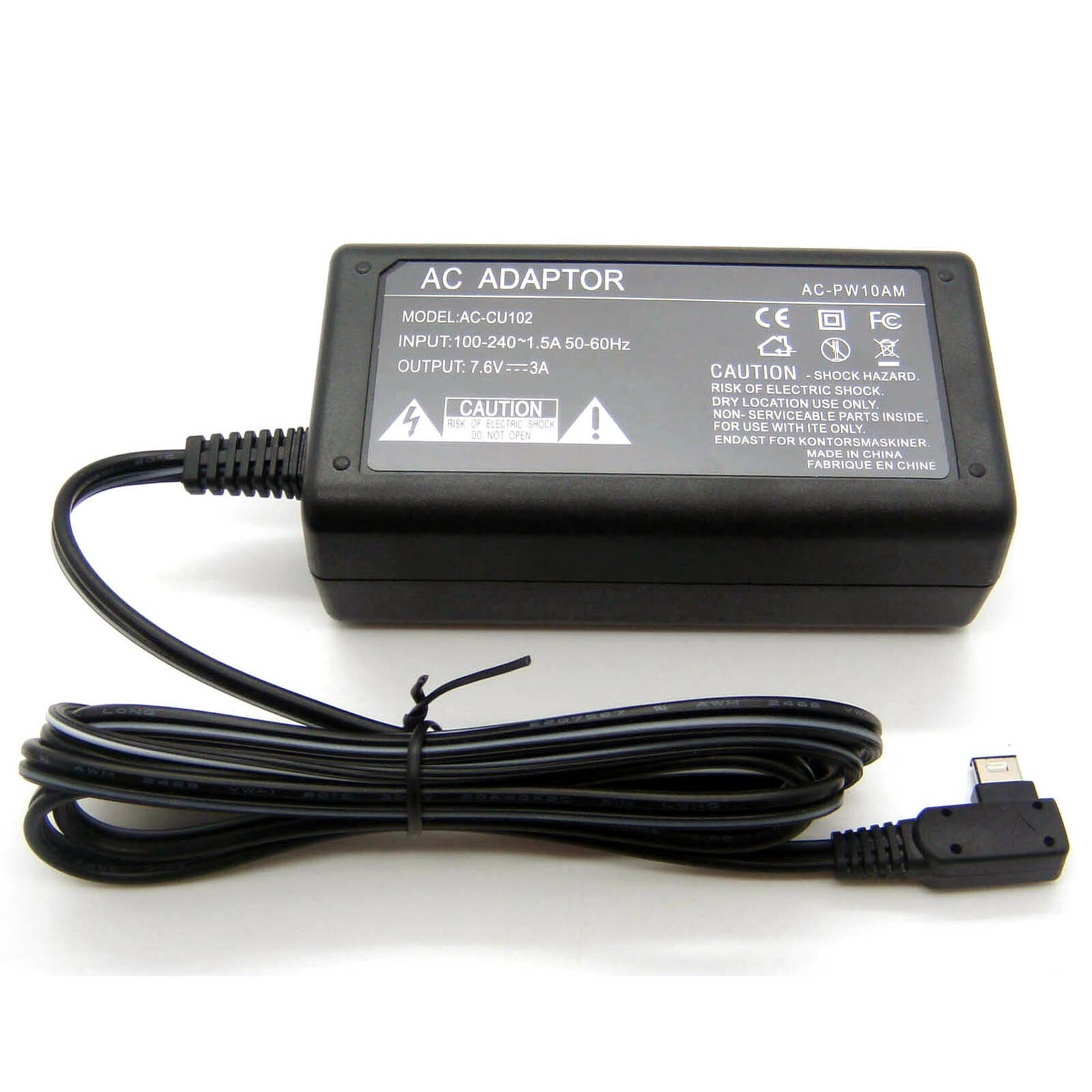 AC Adapter Power Supply For AC-PW10AM Sony Alpha DSLR-A850 DSLR-A900 α850 α900