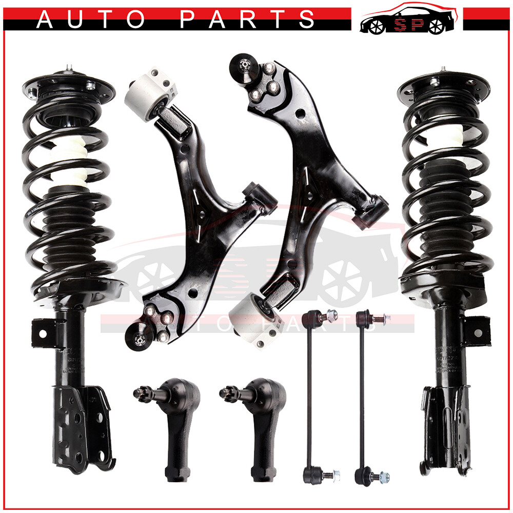 Front Struts & Lower Control Arms & Sway Bar Links Kit For 2002-2007 Saturn Vue