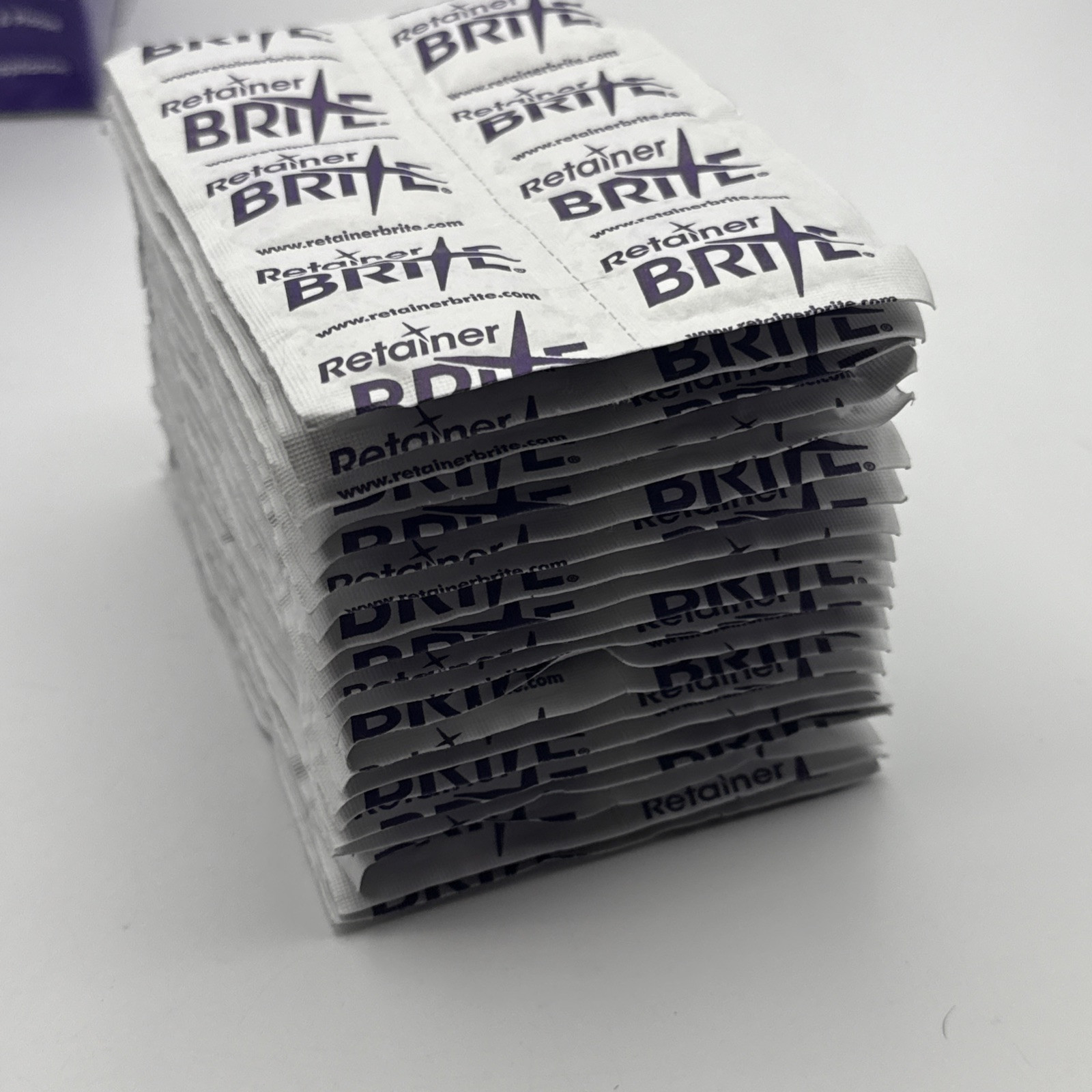 Retainer Brite 3 Open Boxes ( 322 Tablets ) Exp 04/2026