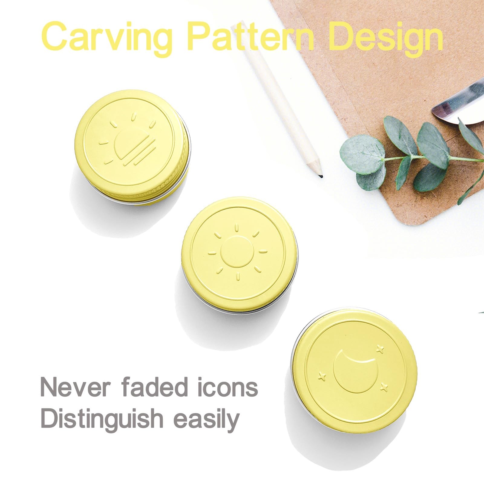 Extra Small Single Pill Box for Purse (3 Pack) Aluminum Screw Top Pill Container