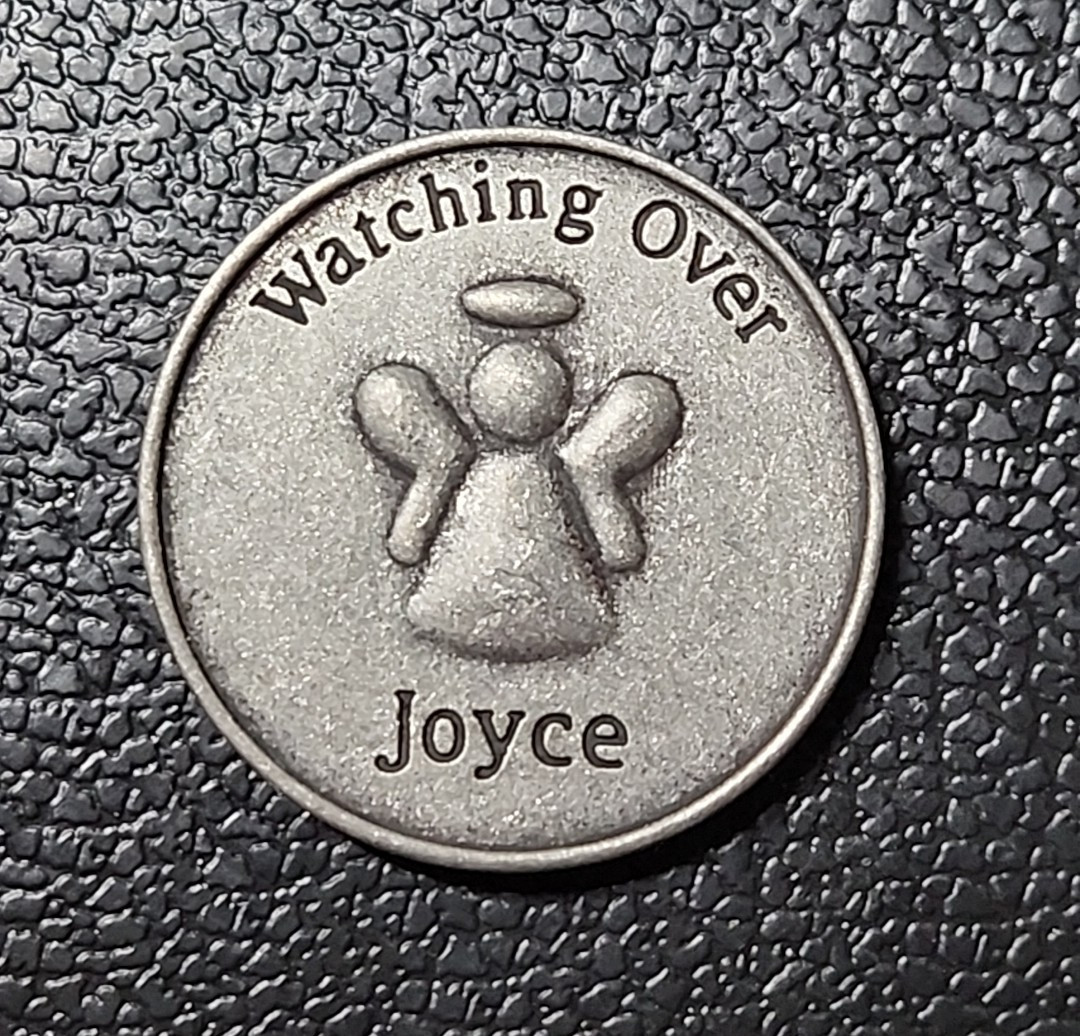 Token Guardian Angel Day & Night Watching Over GANZ Joyce 1"