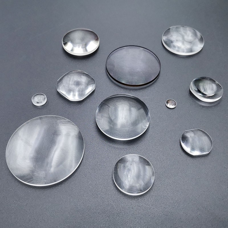 19-90mm Convex Lens Magnifier Optical Glass Biconvex Lens physics experiment