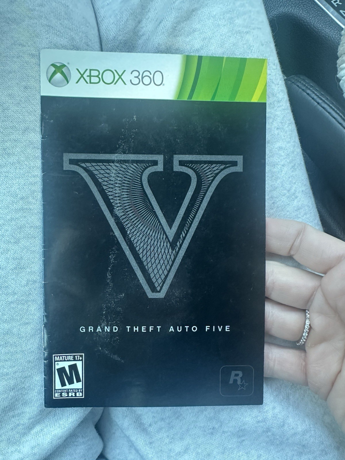 XBOX 360 Manual Only Grand Theft Auto V