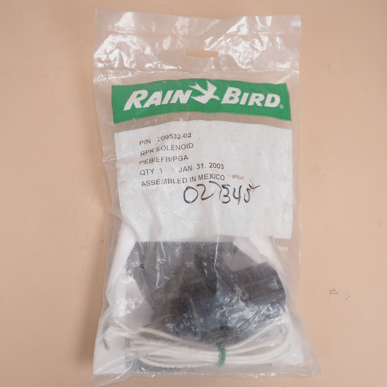 NOS Rain Bird 209532-02 24V AC RPK Solenoid
