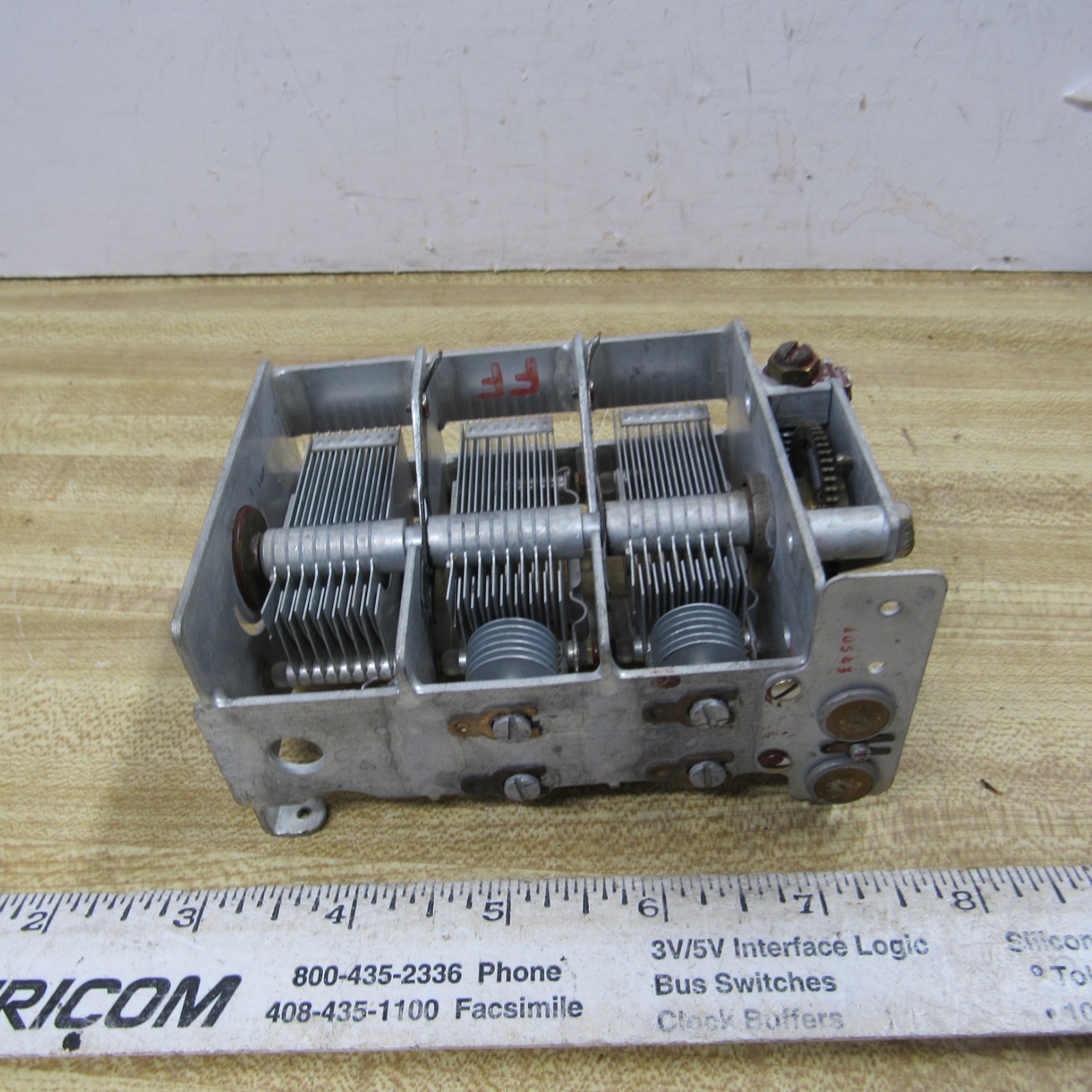 VARIABLE CAPACITOR  3 section 20 to 170 pF  ARC-5
