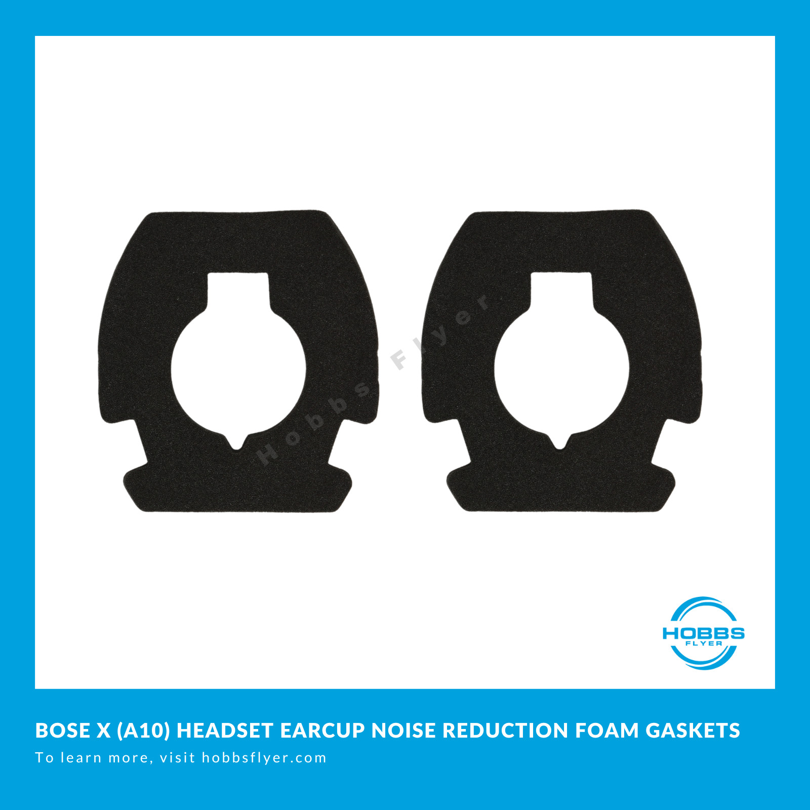 Bose X (A10) Aviation Headset Earcup Noise Reduction Inner Foam Filter / Gasket