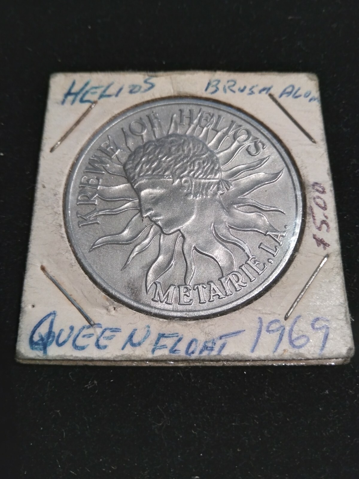 1969 Helios Brushed Aluminum Doubloon - Mardi Gras