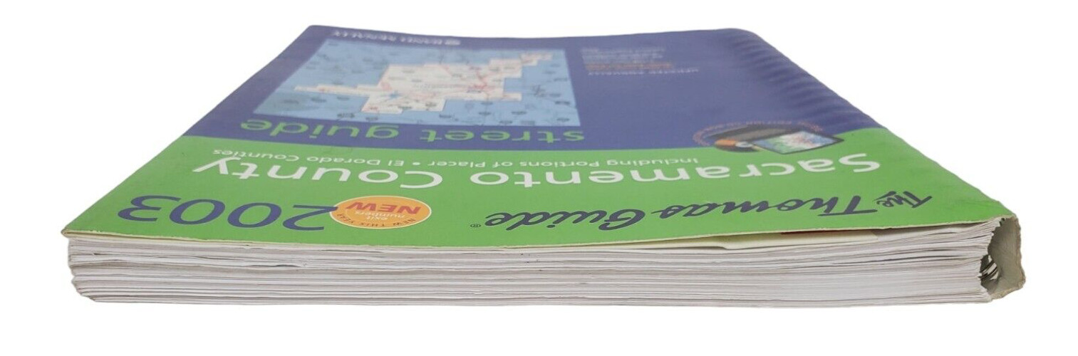 Thomas Guide Sacramento County Street Guide 2003