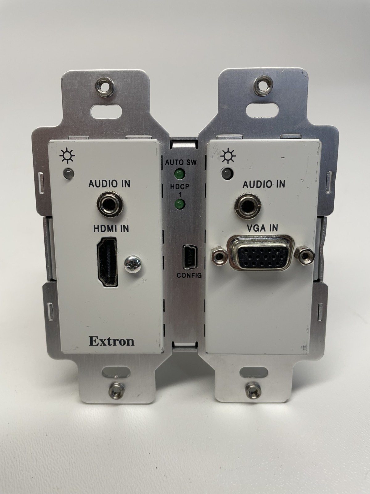 Extron DTP T UWP 4K 232 D Two-Input HDMI & VGA Transmitter w/ Audio Embedding &