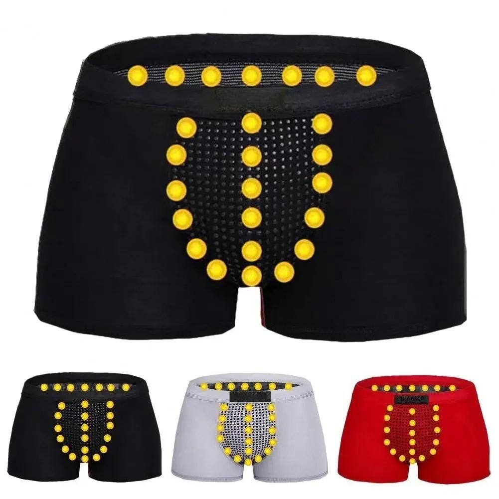 2026 Men Magnetic Therapy Boxer Briefs Breathable Comfortable Underwear with 22