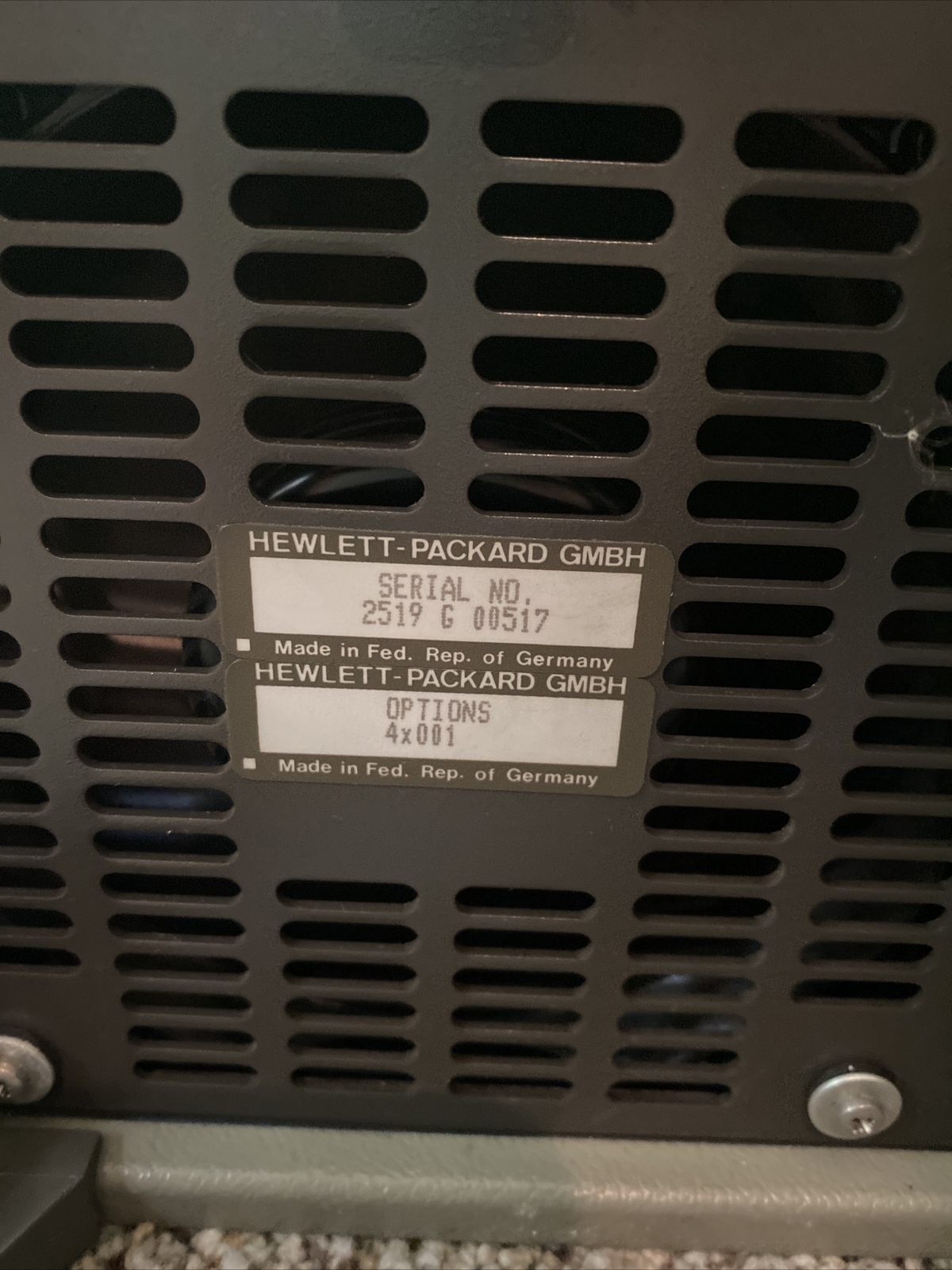 HP 8181A Data Generator Extender with Option 4x001