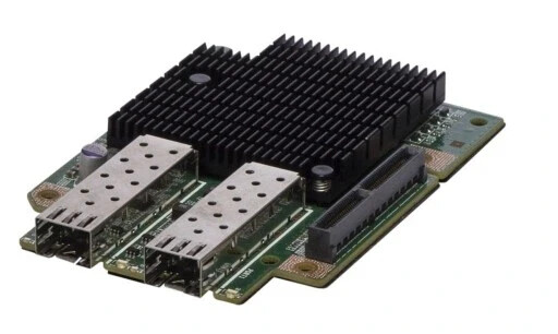 Dell X53DF C6100 C6220 Dual 10GB SFP+ LAN NIC Mezz + Interposer Mount Kit TJ2R0
