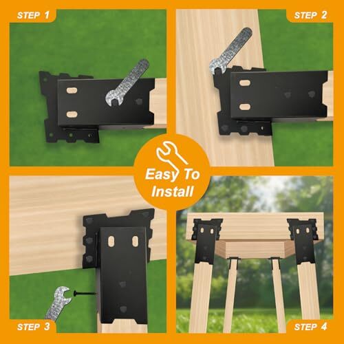 Angle Bracket Outdoor Compound Elevator Bracket For Deer Stand Hunting Blind 4x4