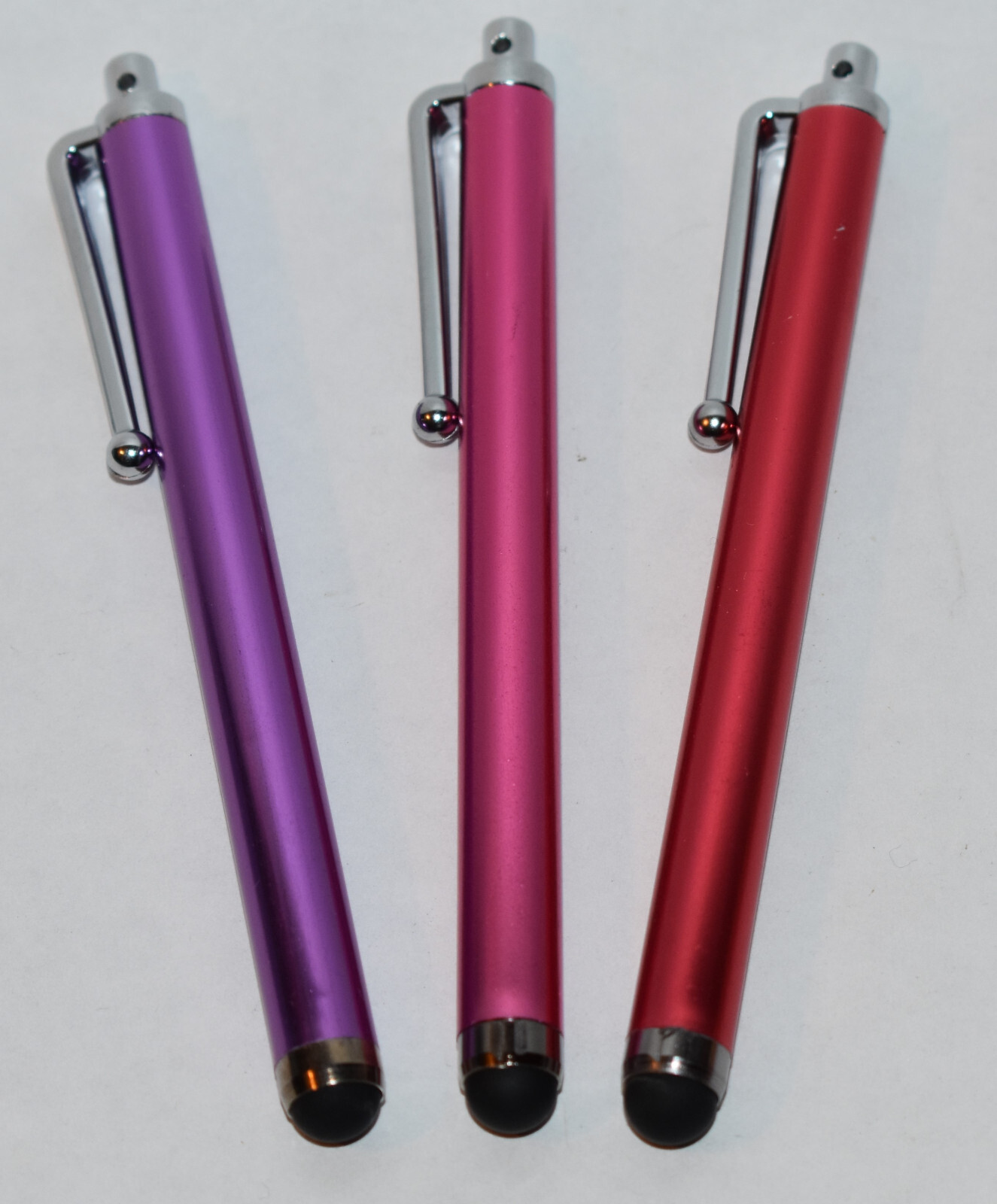 Group of 3 Universal Capacitive Touch Screen Pens for Tablets & Smartphones