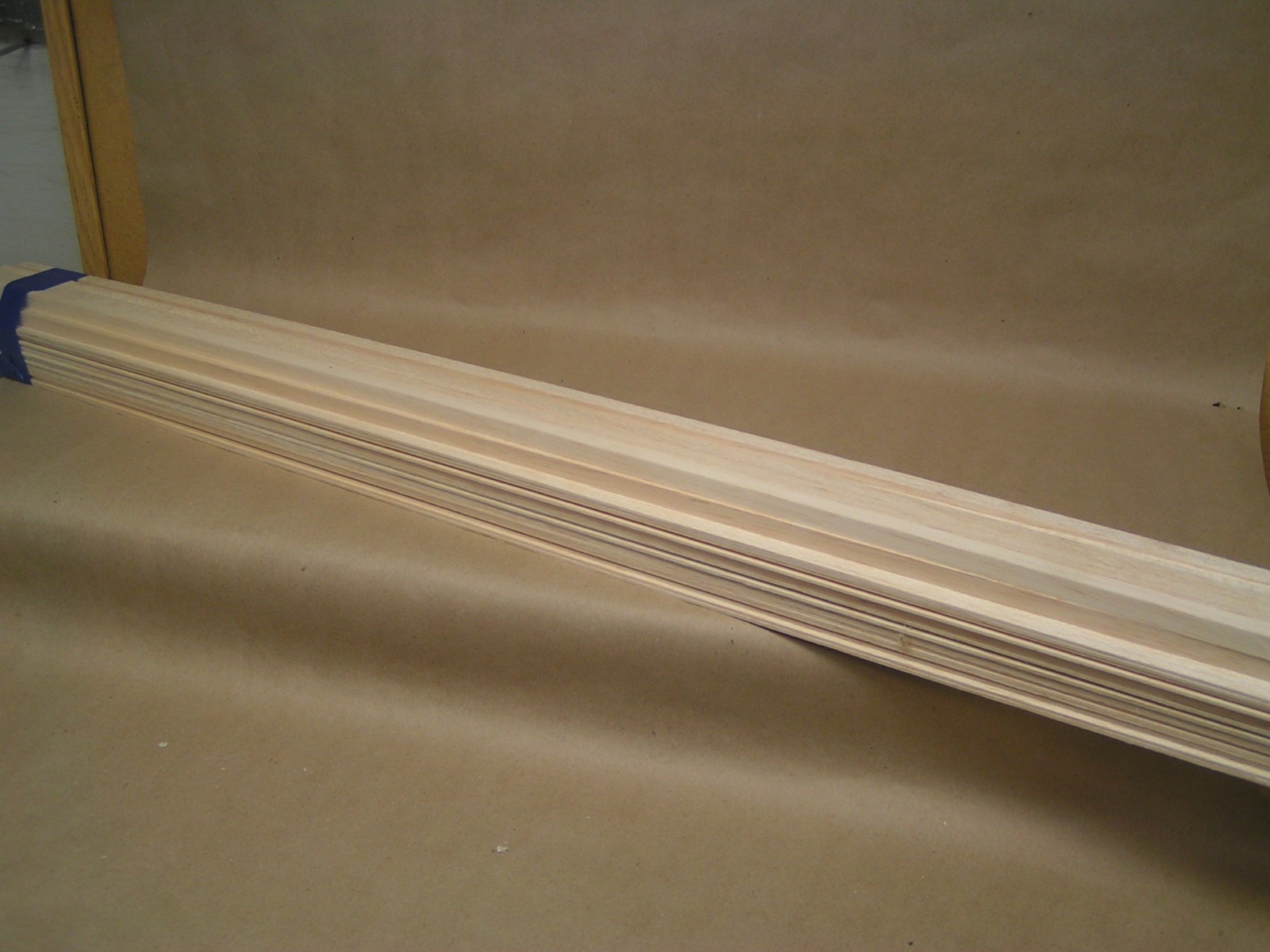 NEW 90ea , multi GRADE balsa, 60 various sheets 3"x42", 30ea. 3/8"x3/8"x36"