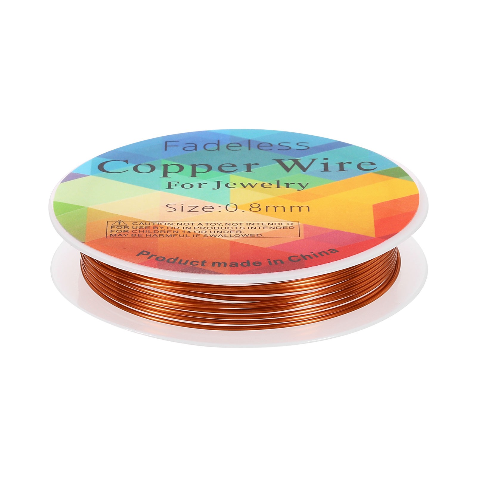 Jewelry Wire 8ft 20 Gauge Brass Craft Jewelry Wrapping Wire, Coffee