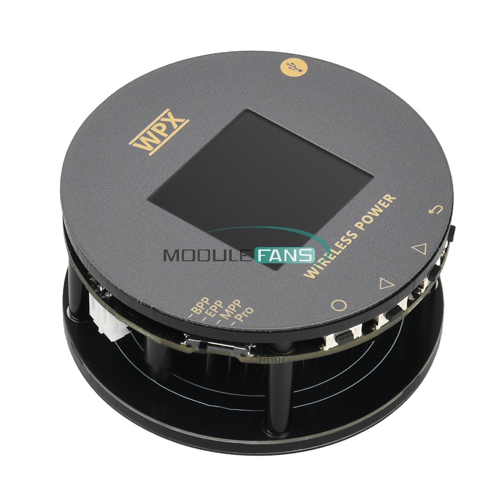 1.54" LCD Magnetic Wireless Charge Fast Charging Tester Volt Current Power Meter
