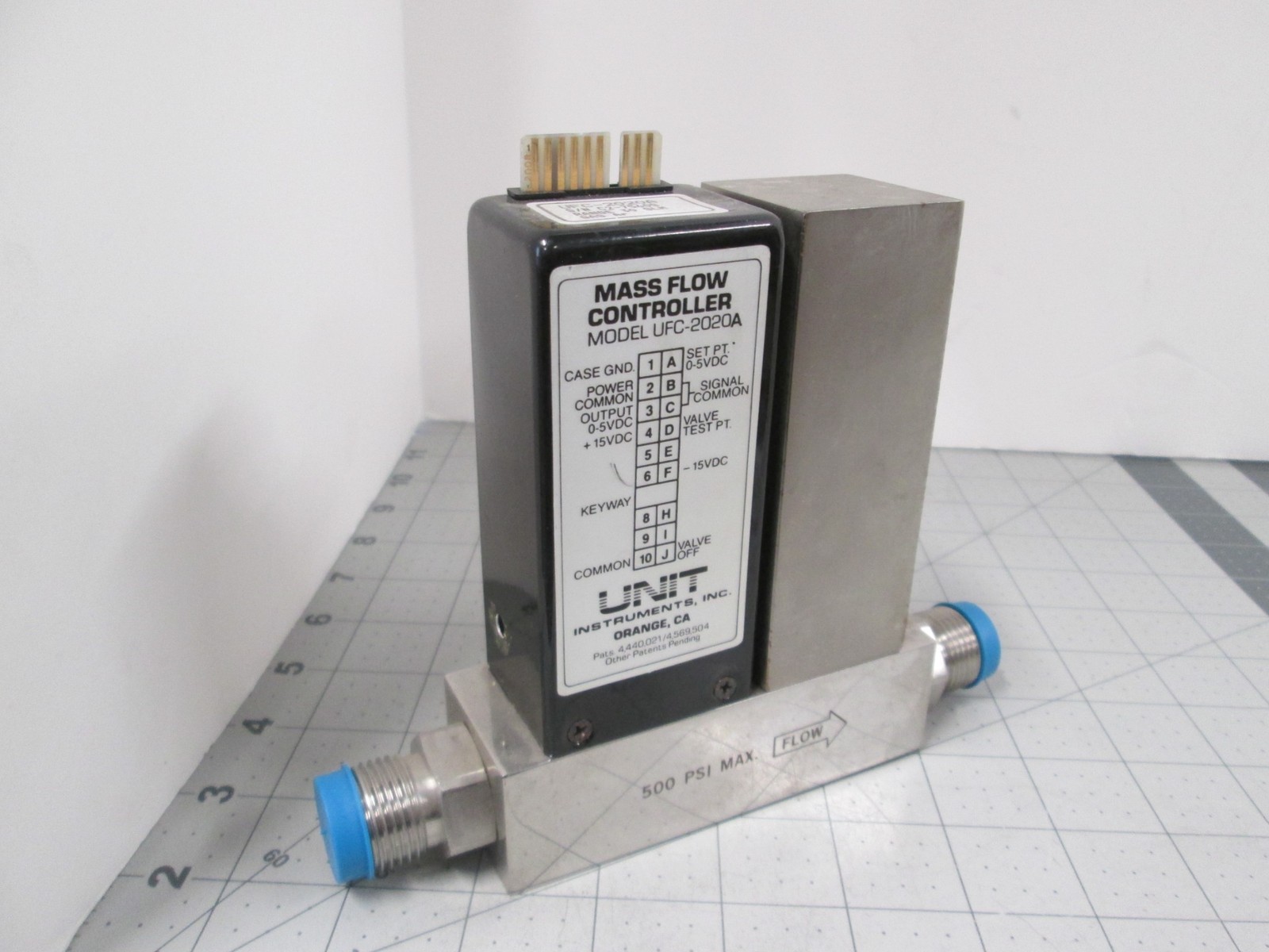 Unit, UFC-2020A, Ar, 30 SLM, Mass Flow Controller, Used
