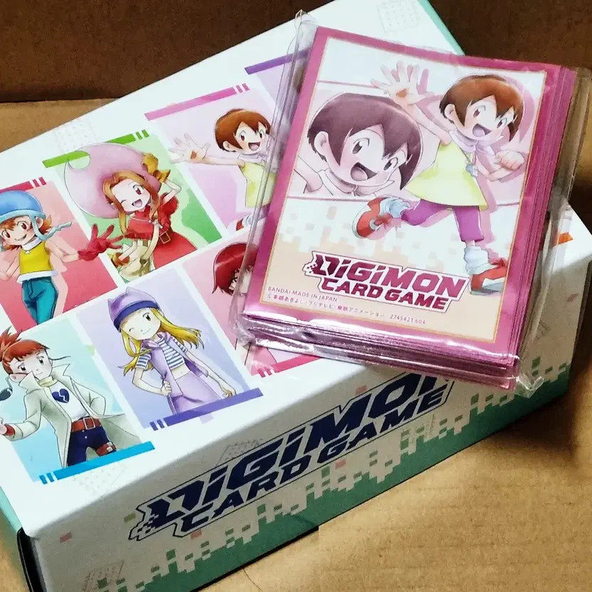 Digimon Card Heroines 1 / Shin Nari Sleeves + Storage Box / No Cards