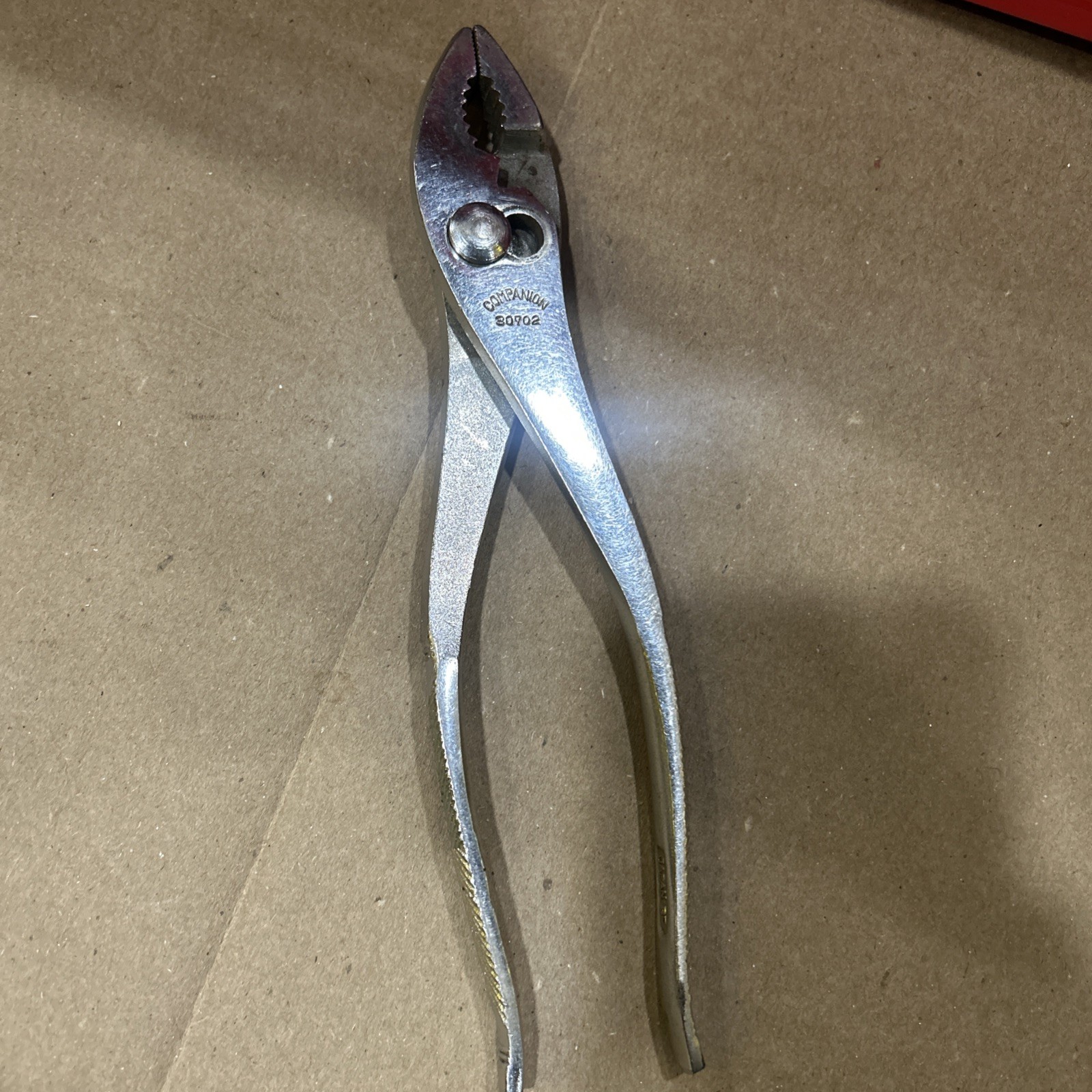 Companion 8" Slip Joint Pliers 30702 Vtg Made in Japan