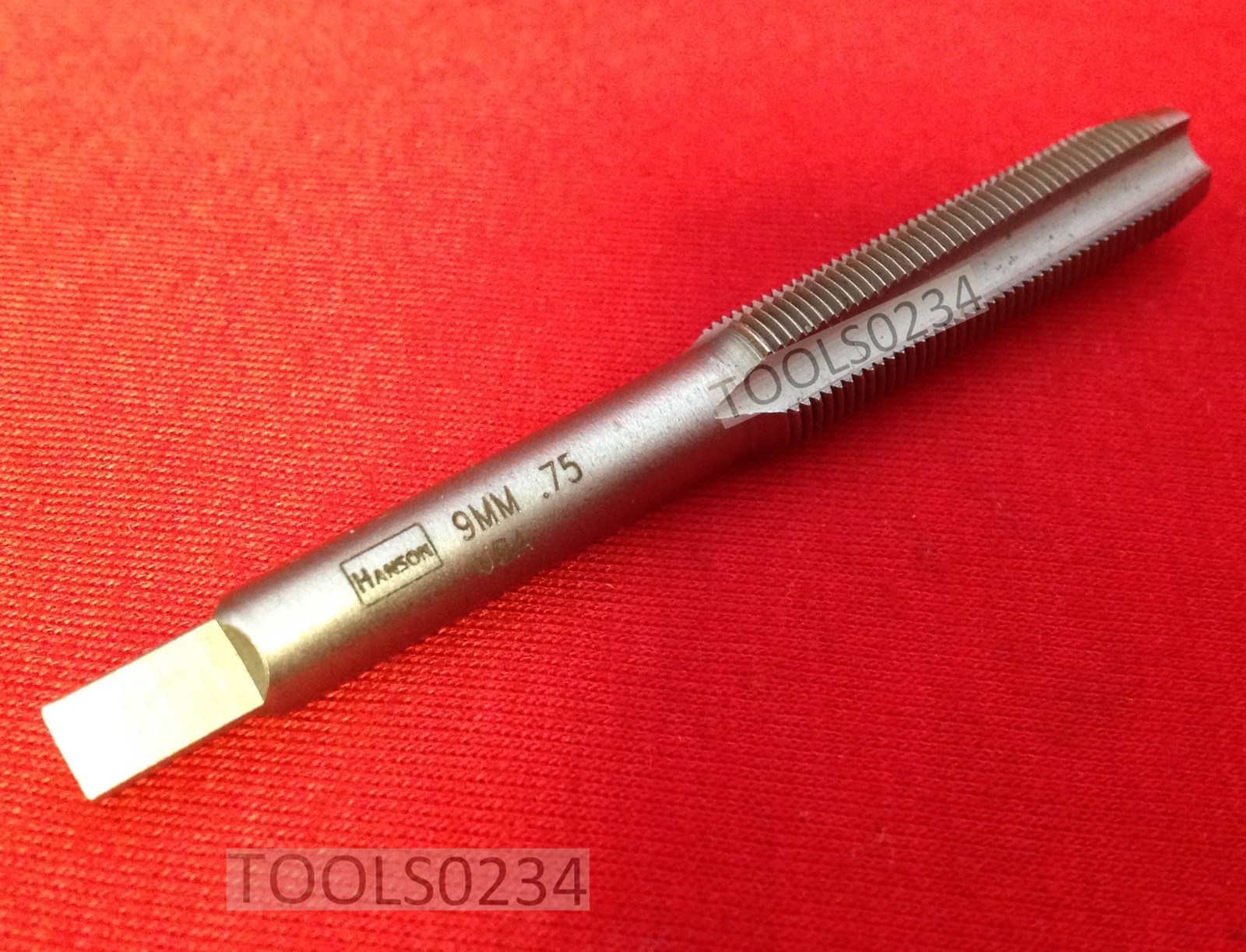M9 X 0.75 Metric 9MM Carbon Steel Plug Tap 4FL USA Irwin 1735