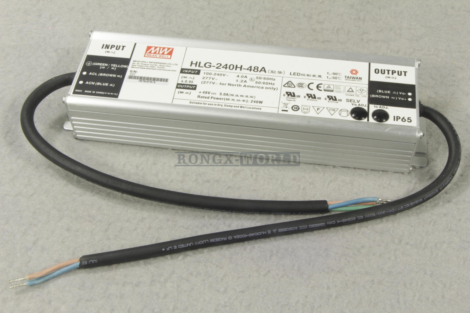 HLG-240H-48A Meanwell AC/DC Power Supply 48V 5A 240W Quality assurance