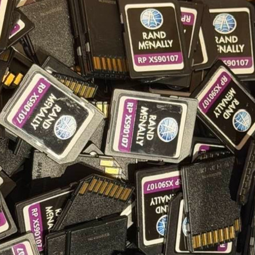 LOT OF 4 RAND MCNALLY 8GB 8 GB SD CARDS WITH RVND TRIP MAKER SOFTWARE RP XS90107