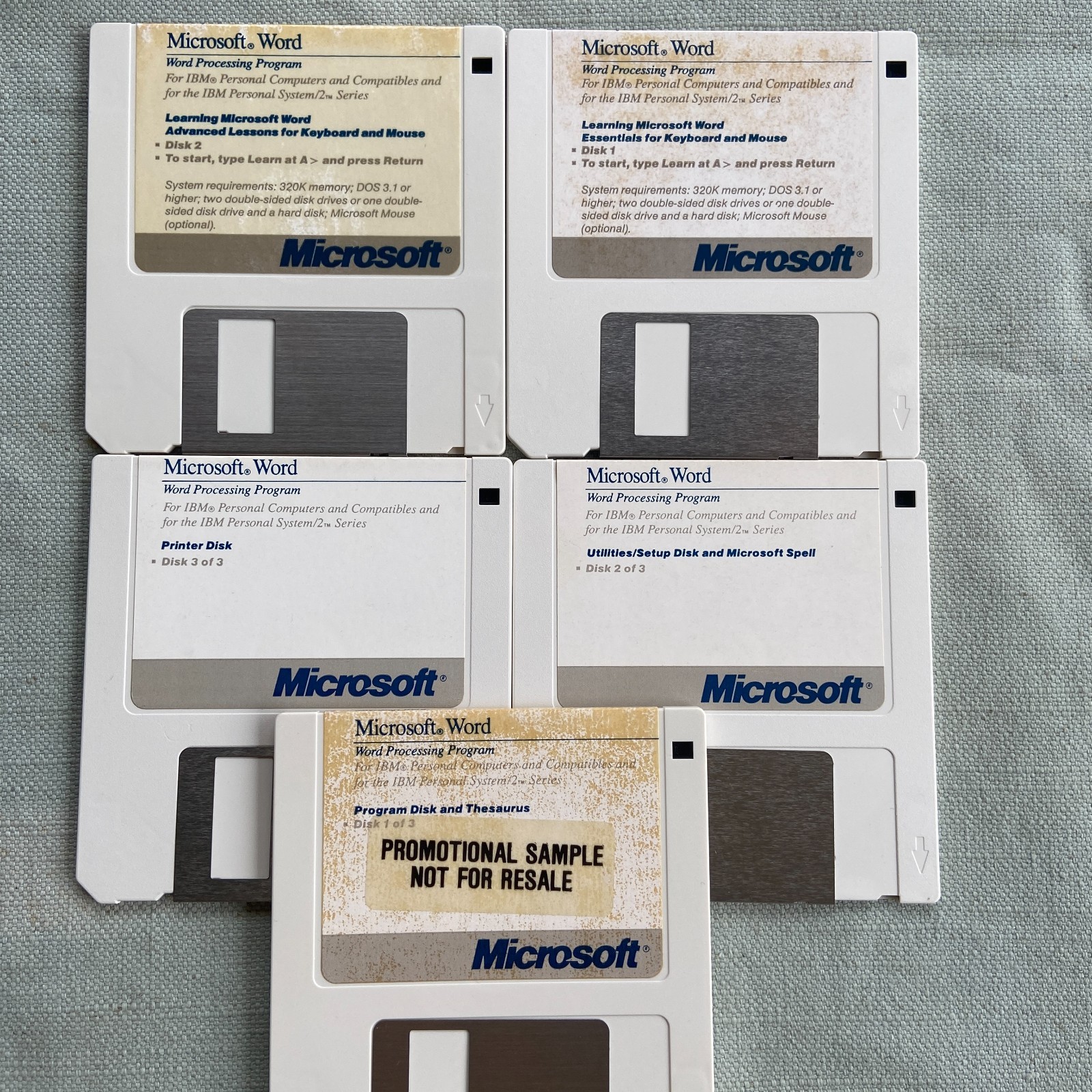 Vintage Software Microsoft Word Excel Powerpoint Windows 3.1 3.11 NT 4.0 Network