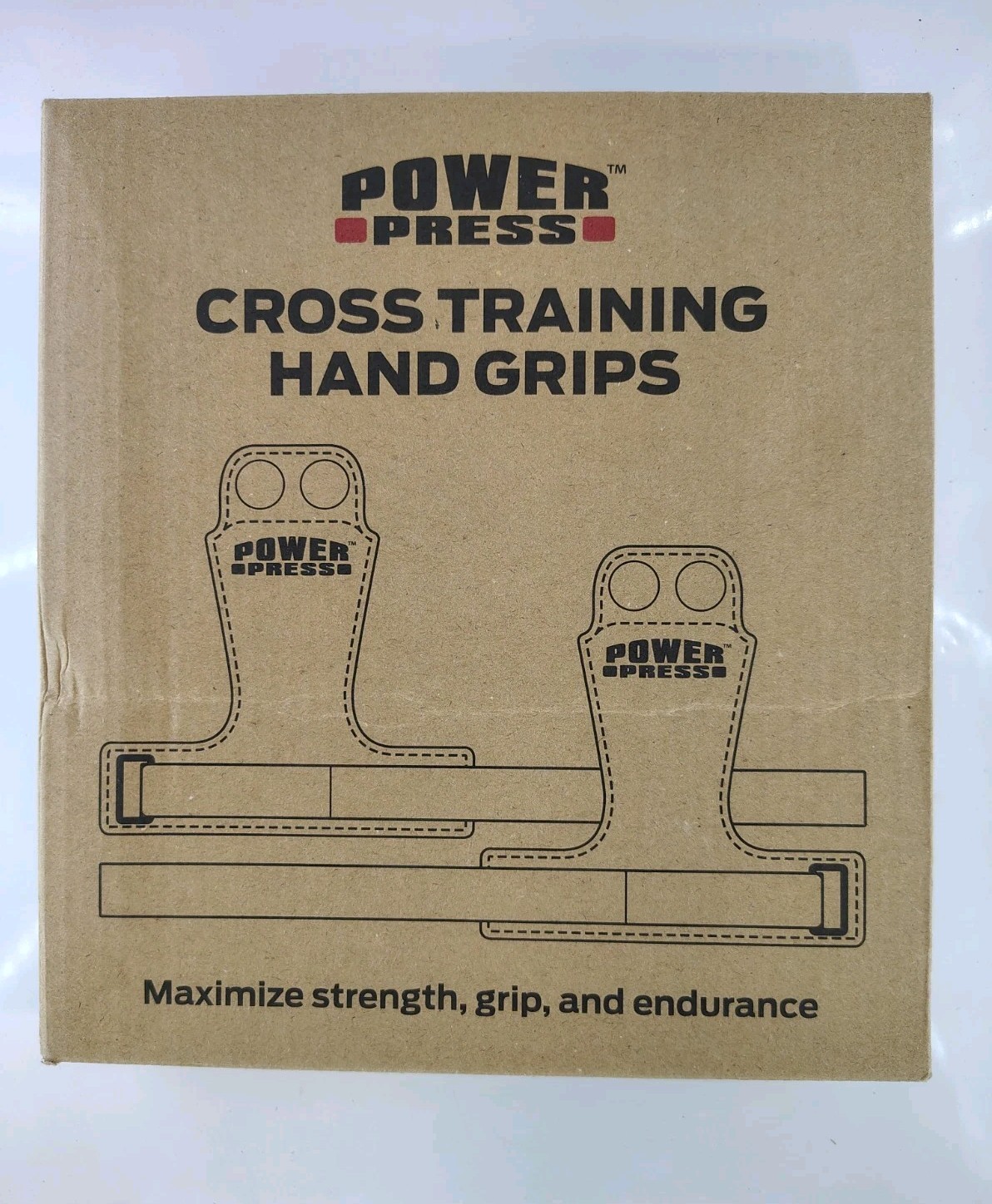 Power Press Weight Lifting Gloves Black Medium Workout Training Pull Ups NEW