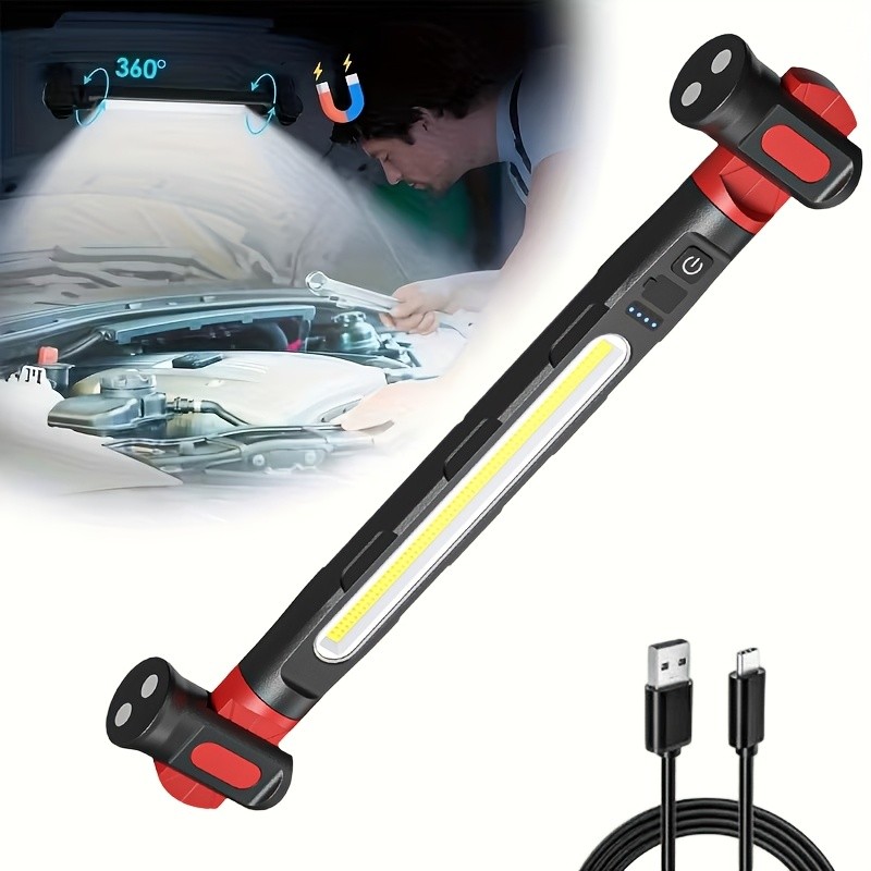 3000LM Underhood Light Bar, LED Work Light Rechargeable for Car Mechanic